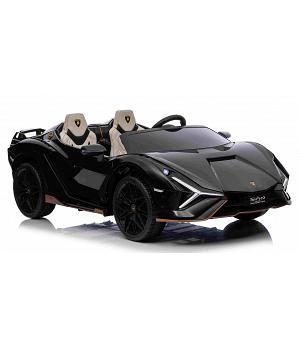 COCHE LAMBORGHINI SIAN 4X MOTORES 12V, 2 PLAZAS, RC, FULL OPTION, NEGRO - BN-SIAN2PLNEGRO